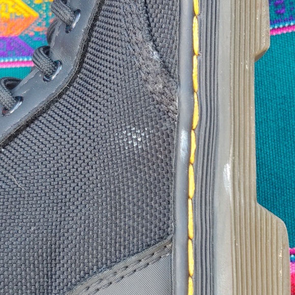 Dr. Martens Junior Combs Black Lightweight Casual Boots with Side Zipper Size 1 - Picture 17 of 17